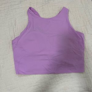 Athleta Conscious cropped workout top with built in bra